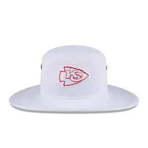 Kansas City Chiefs New Era 2024 Training Camp Panama Sun Hat One Size White