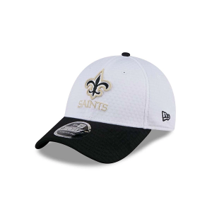 New Orleans Saints New Era 2024 Training Camp 9Forty Adjustable Hat One Size White