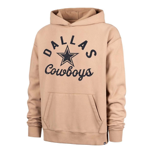 Dallas Cowboys 47 Brand Bowlin Hoodie Small Khaki
