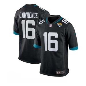 Jacksonville Jaguars Trevor Lawrence #16 Nike Game Kids' Jersey Small Black