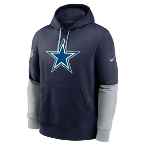 Dallas Cowboys Nike 2024 Sideline Club Hoodie Medium Navy