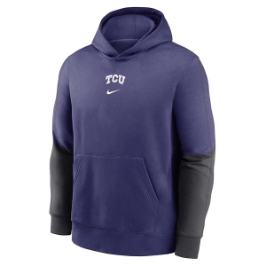TCU Horned Frogs Nike Kids Hoodie Small Orchard