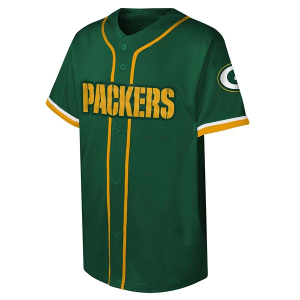 Green Bay Packers Genuine Stuff Fashion Kids' Jersey Large Fir