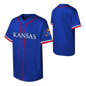 Genuine Stuff Kids' Kansas Jayhawks Fashion Jersey
