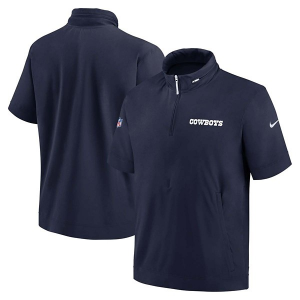 Dallas Cowboys Nike 2024 Sideline Coach Mid Athletic Jacket Small Navy