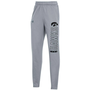 Iowa Hawkeyes Under Armour Iowa Iowa Reed Sweatpants Sweatpants Kids' Sweatpants Large Grey Heather