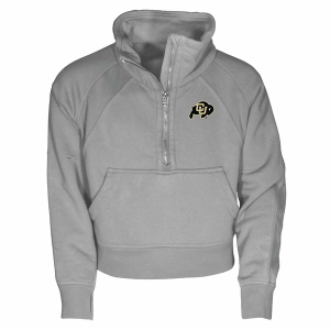 Colorado Buffaloes Garb Kids Girls' 1/4 Zip Medium Oxford
