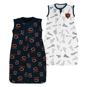 Genuine Stuff Baby Chicago Bears Sleeper 2 Pack