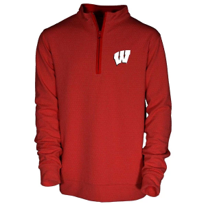 Wisconsin Badgers Garb Kids 1/4 Zip Medium Red