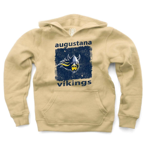 Augustana Vikings Wes and Willy Kids Hoodie Small Stone