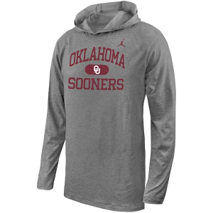 Oklahoma Sooners Nike Kids Hoodie Medium Dark Grey Heather