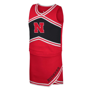 Colosseum Girls' Nebraska Cornhuskers Recess Cheer Set