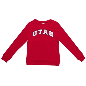 Utah Utes ZooZatZ Kids Girls' Crew Large Red