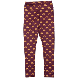 Minnesota Golden Gophers ZooZatZ Girls' All Over Joggers Kids' Joggers XLarge Maroon