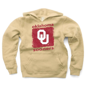 Oklahoma Sooners Wes and Willy Kids Hoodie 4 Stone