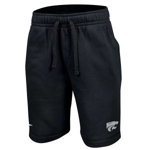 Kansas State Wildcats Nike Club Fleece Kids' Shorts Medium Black