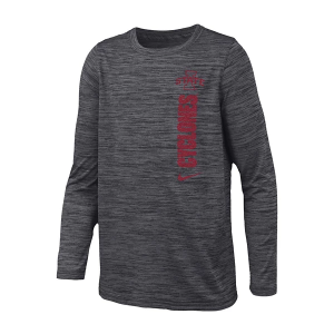 Iowa State Cyclones Nike 2024 Velocity Kids' T-Shirt Large Dark Grey