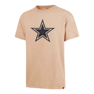 Dallas Cowboys 47 Brand River T-Shirt Large Tan
