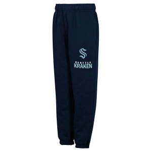 Seattle Kraken Genuine Stuff Instant Hit Sweatpants Sweatpants Kids' XLarge Navy
