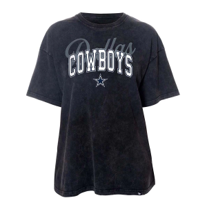 Women's Dallas Cowboys New Era Boxy Logo T-Shirt XLarge Black
