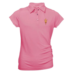 Arizona State Sun Devils Garb Girls' Brighton Kids' Polo Large Pink