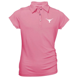 Texas Longhorns Garb Girls' Brighton Kids' Polo XLarge Pink