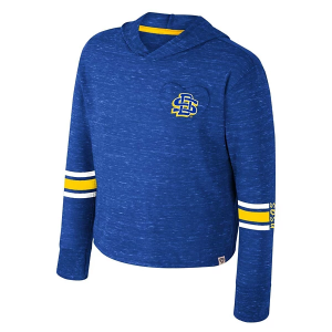South Dakota State Jackrabbits Colosseum Kids Girls' Hoodie Large Royal