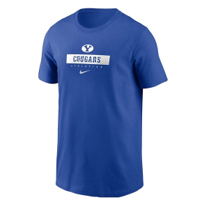 BYU Cougars Nike Team Issued Legend Kids' T-Shirt Large Royal