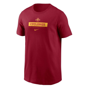 Iowa State Cyclones Nike Team Issued Legend Kids' T-Shirt Large Crimson