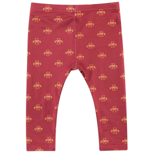 Iowa State Cyclones ZooZatZ Girls' All Over Joggers Baby Joggers 3/6 mo. Crimson