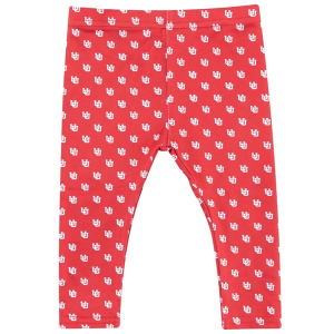 Utah Utes ZooZatZ Girls' All Over Joggers Baby Joggers 6/9 mo. Red
