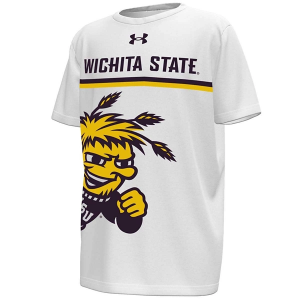 Wichita State Shockers Under Armour State Gameday Kids' T-Shirt Medium White