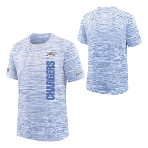 Kids' Los Angeles Chargers Nike Velocity T-Shirt Large Blue