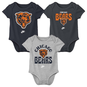 Nike Baby Chicago Bears Rewind Oneside 3 Pack