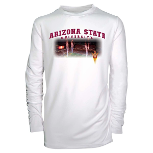 Arizona State Sun Devils Garb Jessie Stadium Kids' T-Shirt Medium White