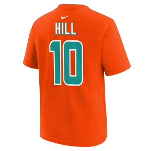 Kids' Miami Dolphins Nike Tyreek Hill #10 Fuse T-Shirt XLarge Turbo