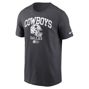 Dallas Cowboys Nike Helmet T-Shirt 4XLarge Anthracite
