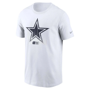 Dallas Cowboys Nike Faded Essential T-Shirt Large White