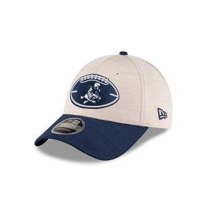 Dallas Cowboys New Era 2024 Sideline Historic 9Forty Adjustable Hat One Size Stone
