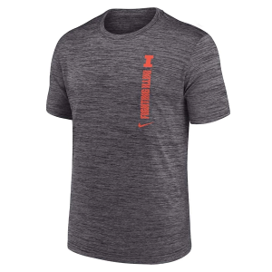 Illinois Fighting Illini Nike 2024 Velocity Kids' T-Shirt XLarge Dark Grey