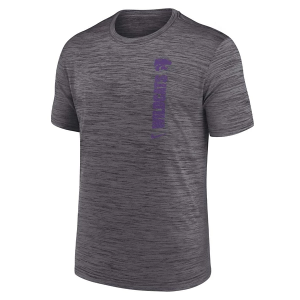 Kansas State Wildcats Nike 2024 Velocity Kids' T-Shirt Large Dark Grey