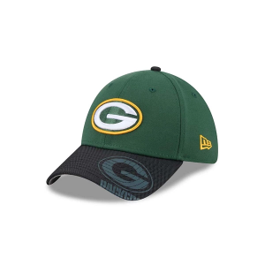 Kids' Green Bay Packers New Era Hit 39Thirty Adjustable Hat One Size Green
