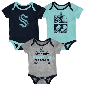 Genuine Stuff Baby Seattle Kraken Legend 3 Pack