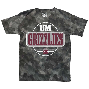 Montana Grizzlies Wes and Willy Circles Kids' T-Shirt XLarge Black