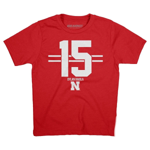BreakingT Kids' Dylan Raiola #15 Stripe T-Shirt