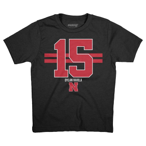 BreakingT Kids' Dylan Raiola #15 Stripe T-Shirt