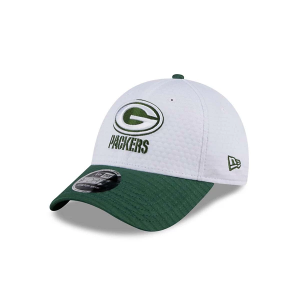 Kids' Green Bay Packers New Era 2024 Training Camp 9Forty Adjustable Hat One Size Green