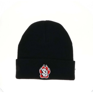 South Dakota Coyotes Legacy Athletic Cuffed Kids' Beanie One Size Black