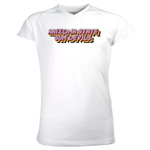 Arizona State Sun Devils Garb Girls' Brittany Kids' T-Shirt Large White