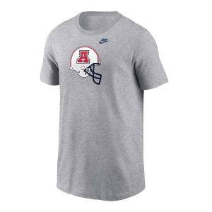Arizona Wildcats Nike Vintage Helmet Kids' T-Shirt Medium Heather Grey